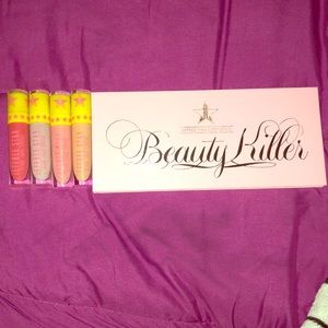 Jefree star palette and velour lipsticks